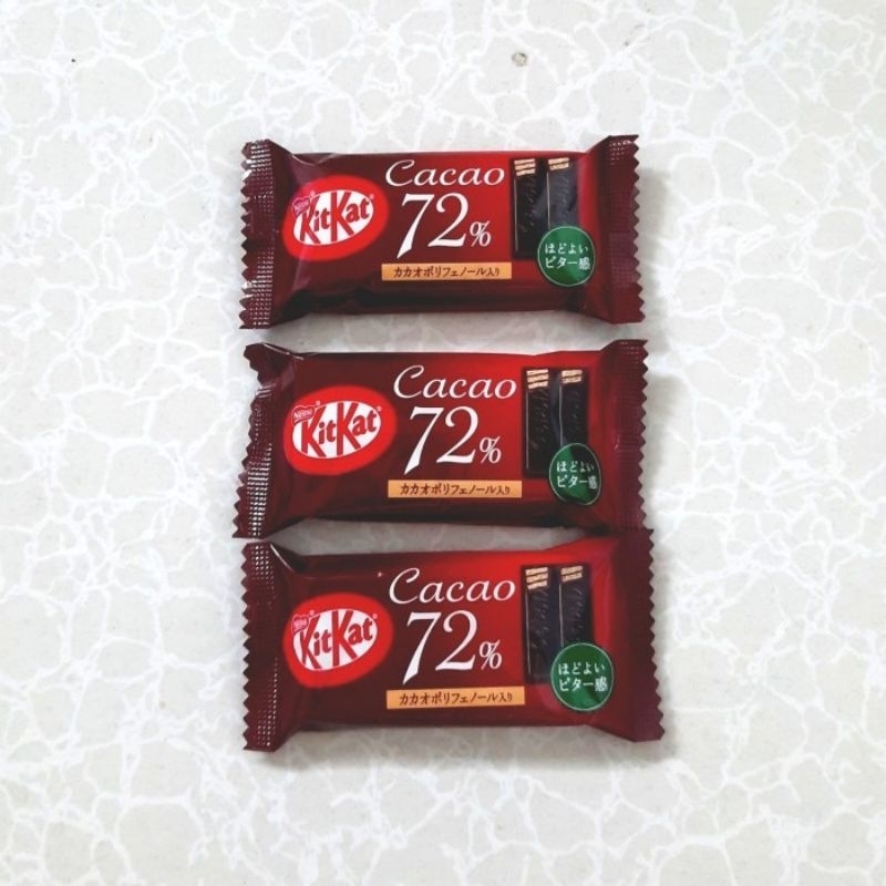 

kitkat dark chocolate 72% cacao japan coklat jepang