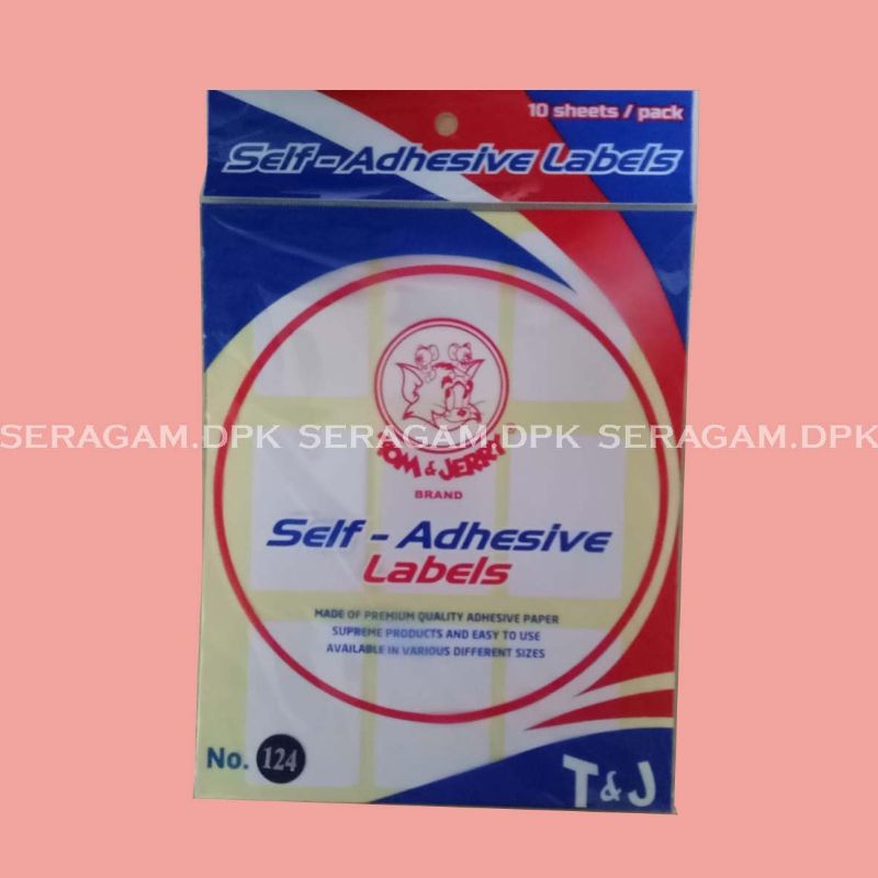 

Label Tom & Jery No 124 (Ukuran Stiker 40 x 57mm)