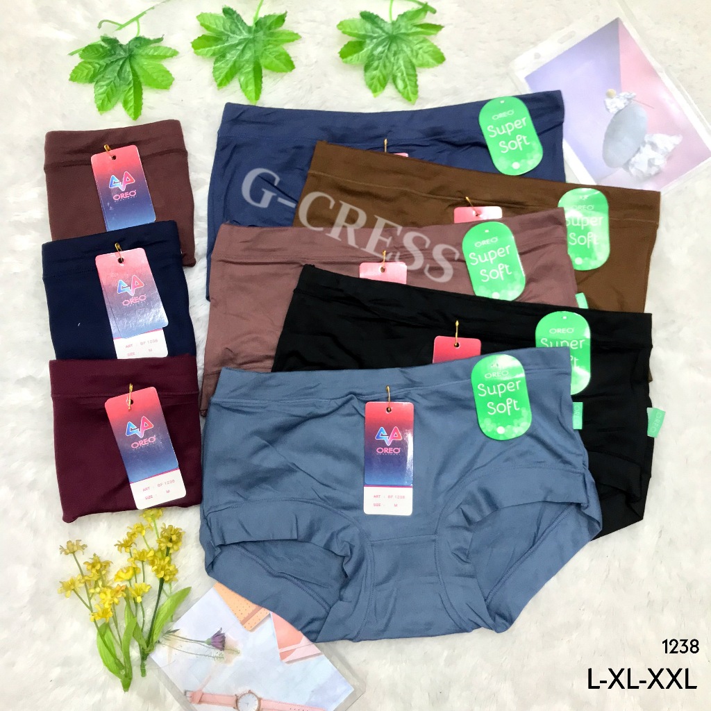 Celana Dalam/CD Wanita Sepinggul Polos Katun Spandex Lembut Adem Karet Kecil/CD Cewek Murah/CD Impor