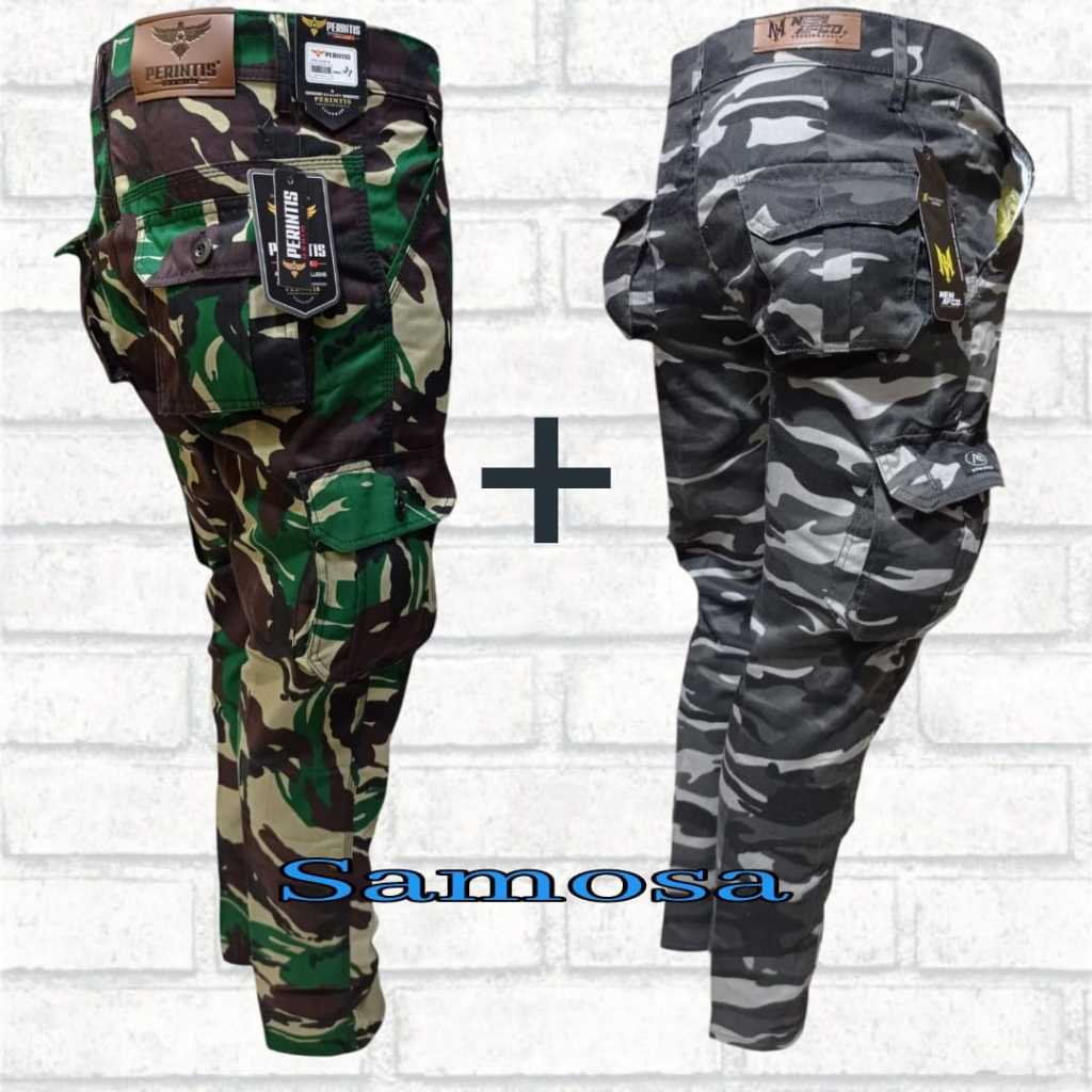 Celana Cargo Loreng Panjang Celana Panjang Cargo TNI Celana Panjang Banyak Kantong