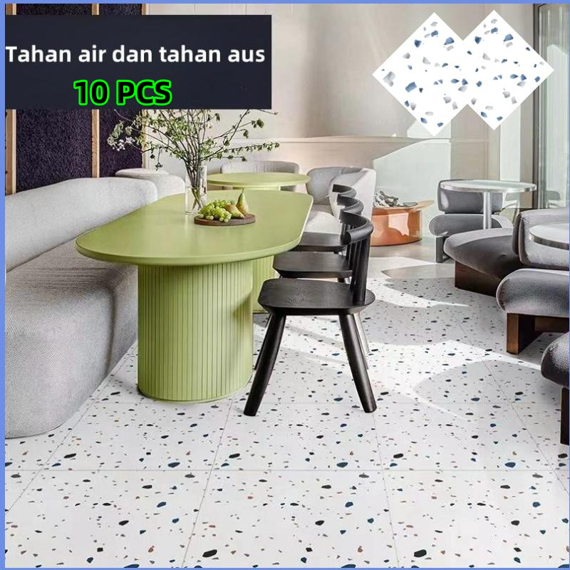 Vinyl Lantai Marmer (30Cm * 30Cm) Stiker Lantai Marmer Stiker Lantai Keramik Semen Stiker Lantai Mar