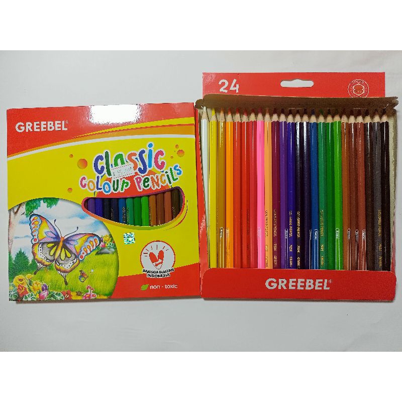 

PENSIL WARNA GREEBEL 24W CLASSIC PANJANG 7024