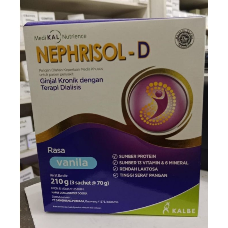 

NEPHRISOL-D rasa vanila 210g