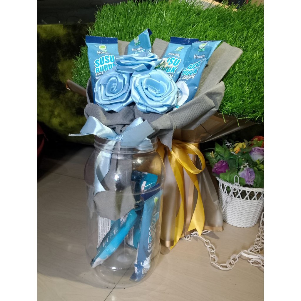 

Bucket susu bubuk kambing : Suplemen Energi HNI