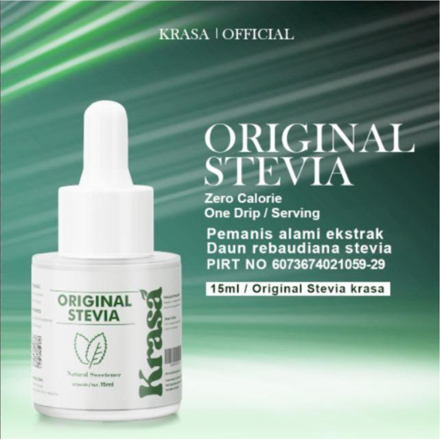 

KRASA STEVIA ORIGINAL NATURAL SWEETENER -15ML