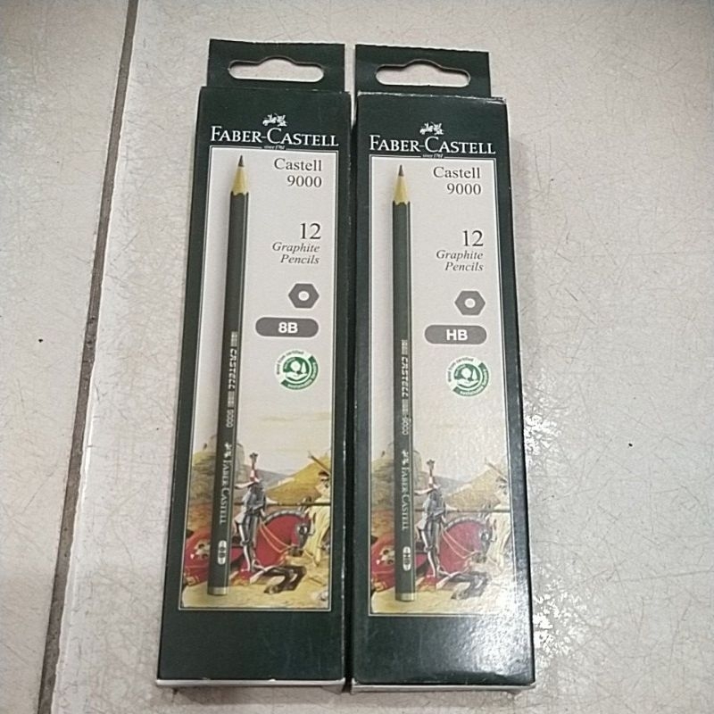 

(1kotak) pensil faber-castell HB-8B