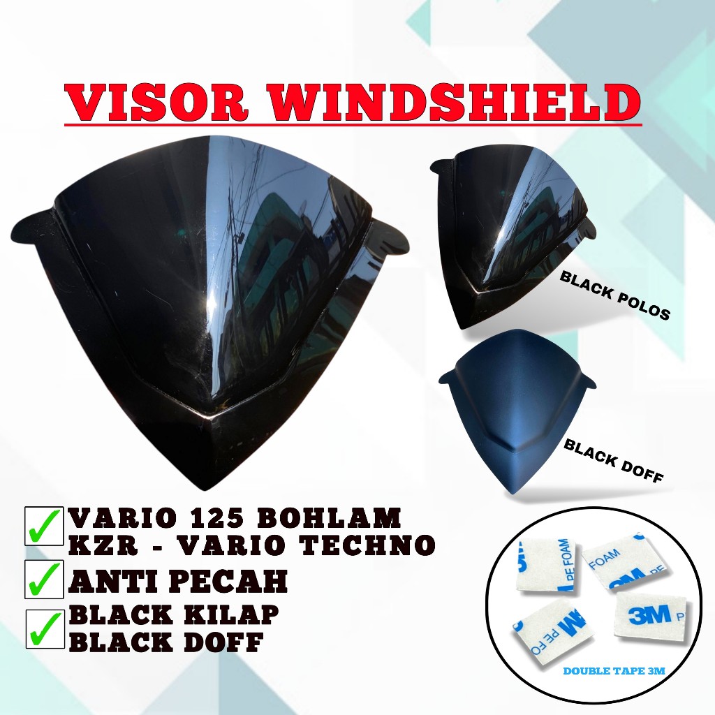 VISOR VARIO 110 125 TECHNO VISOR WINDSHIELD VARIO 125 OLD WINDSHIELD VARIO TECHNO