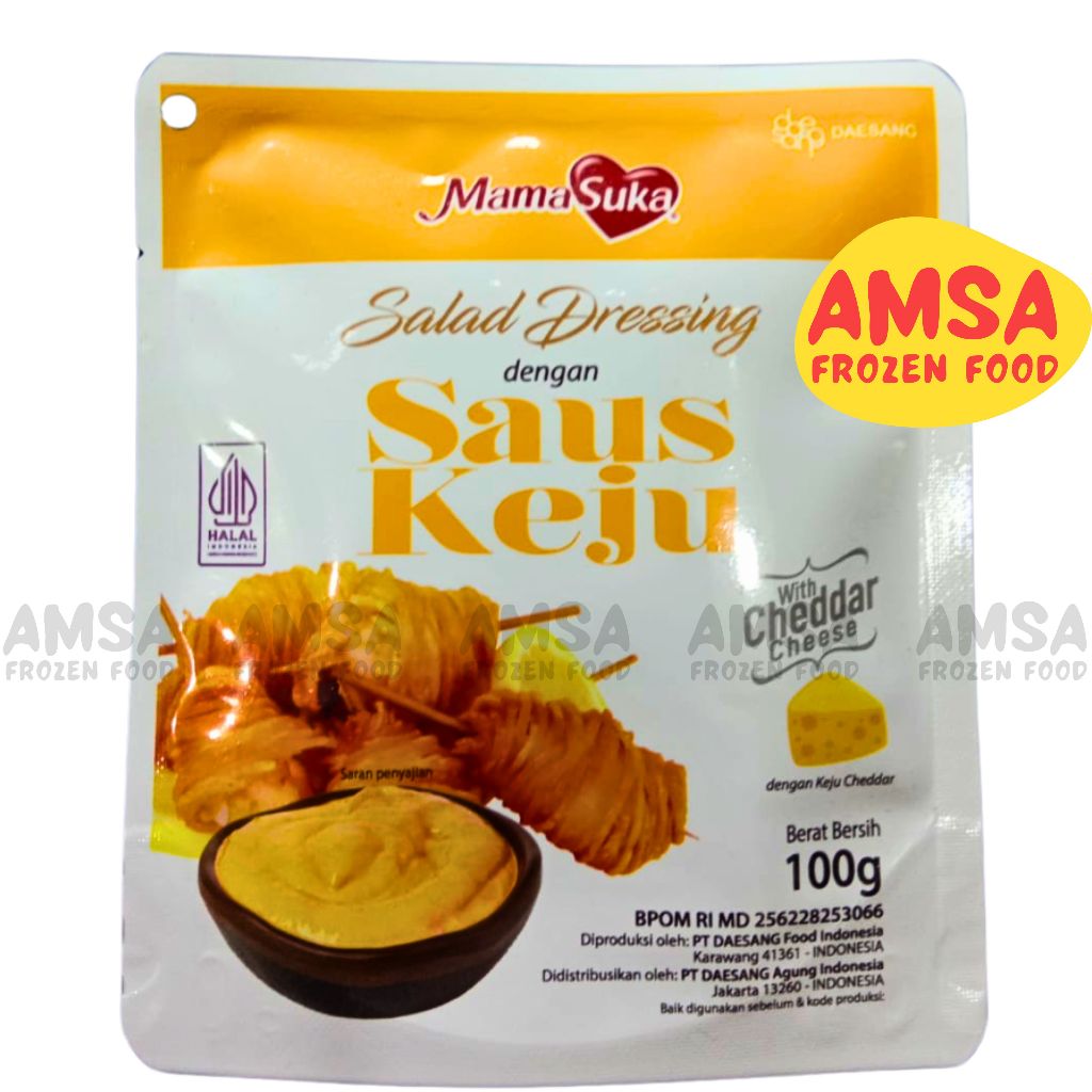 

Mama Suka Saus Keju 100 gr / MamaSuka Salad Dressing Saus Keju 100 gr
