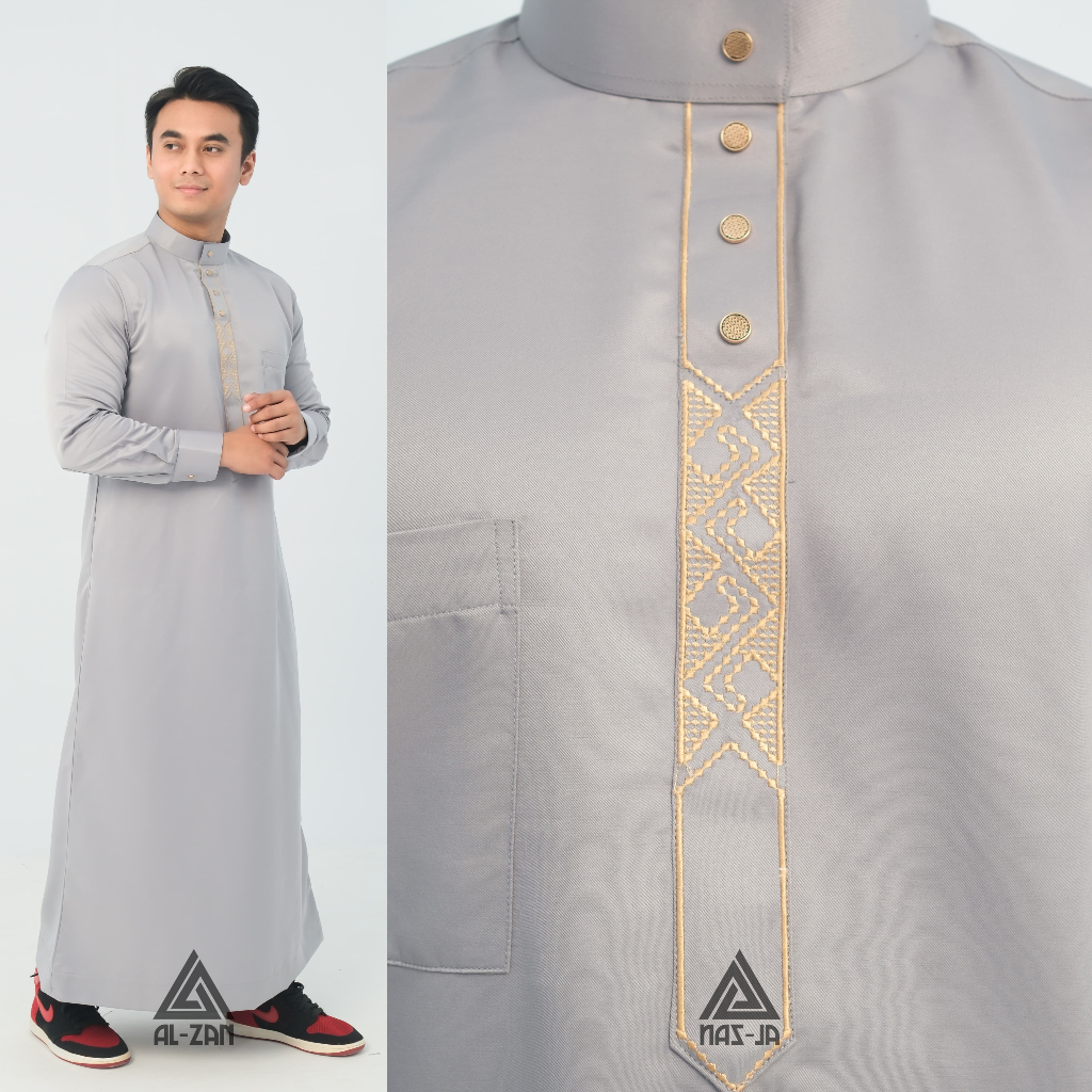 TERMURAH JUBAH PRIA SLIMFIT GAMIS PRIA JUBBAH MEWAH BORDIR JUBAH MEWAH BORDIR JUBAH PRIA MUSLIM