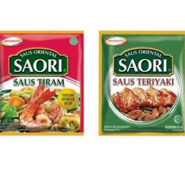 

saori saos tiram & teriyaki sachet