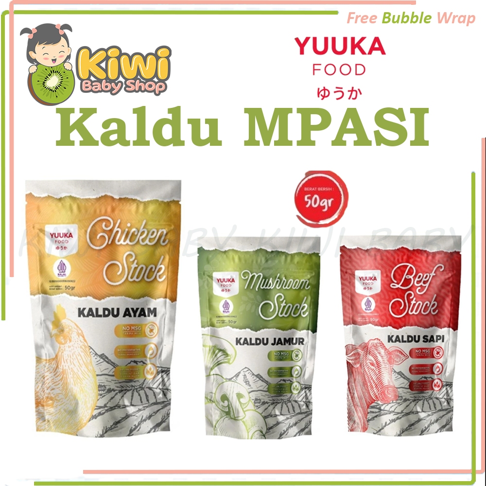 Yuuka Food Kaldu MPASI / Kaldu Non MSG 50g