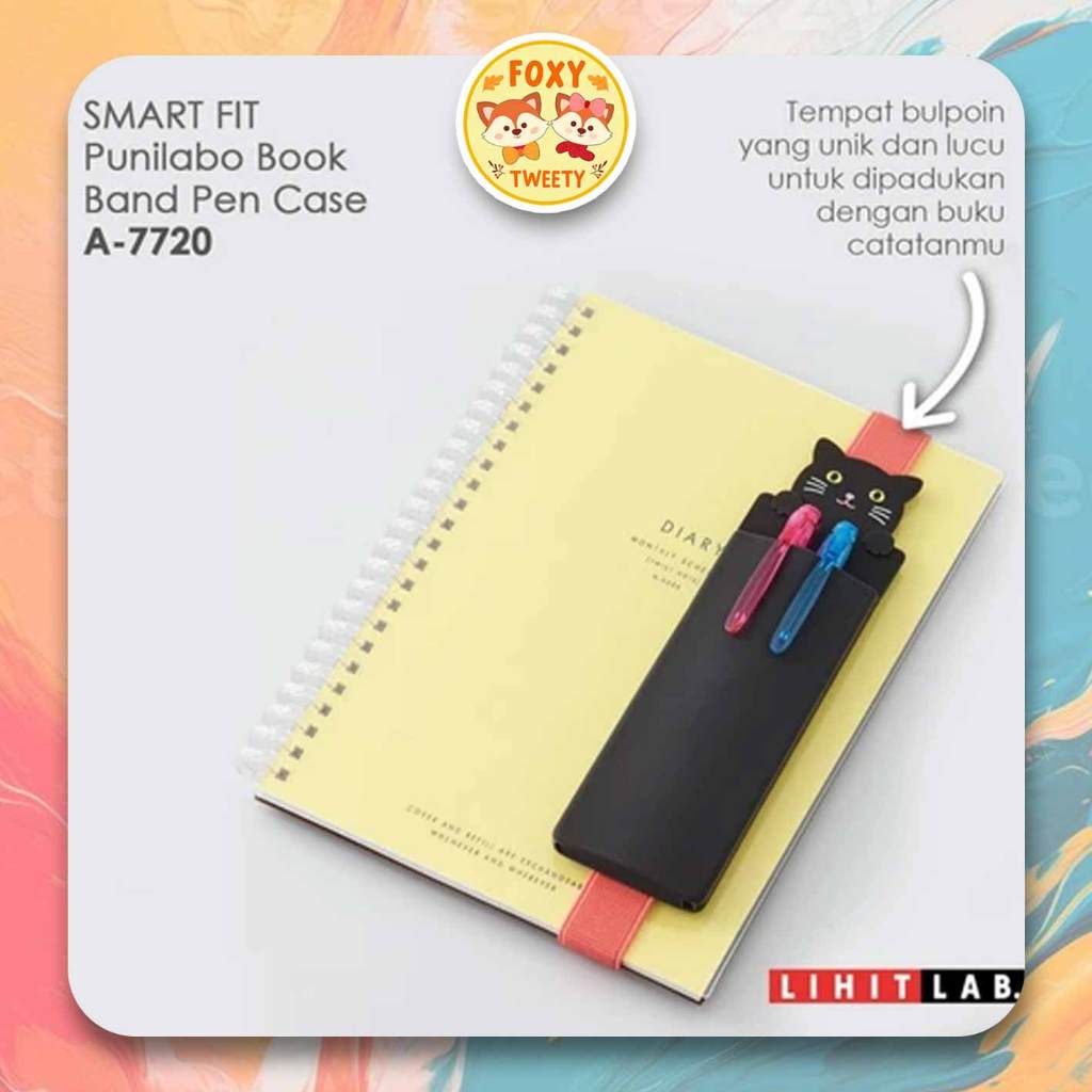 

SALE CUCI GUDANG LIHIT LAB Book Band Pen Case / Organizer Agenda A-7720