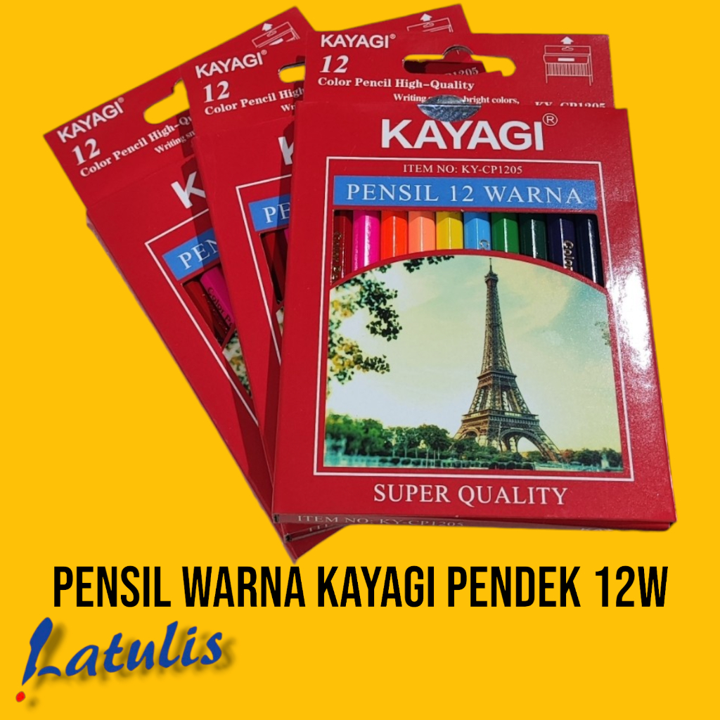 

PENSIL WARNA 12 PENDEK KAYAGI 1205 (3 pak)