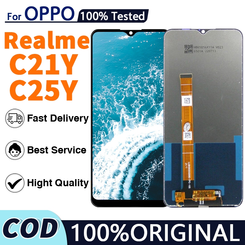 【ORIGINAL】LCD for Realme C21Y/ C25Y ORIGINAL  FULL SET TOUCHSCREEN ORI HD ORIGINAL