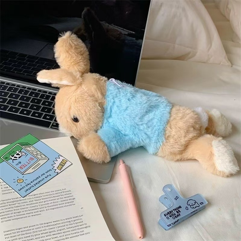 

[ COD✅ ] Tempat Pensil Kelinci / pensil case korea / Alat tulis siswa pria dan wanita / boneka kelinci / tempat pensil / tas penyimpanan kartun berkapasitas besar / animal pensil case / estudee pensil case