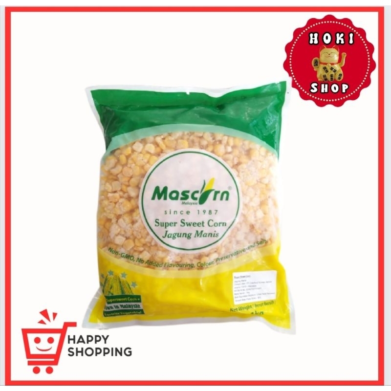 

[INSTAN ONLY] Super Sweet Corn Mascron 1kg / Mascron Jagung Manis Frozen 1kg / Sayur Frozen