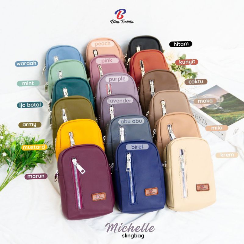 Michelle By Biru Tsabita Tas Selempang