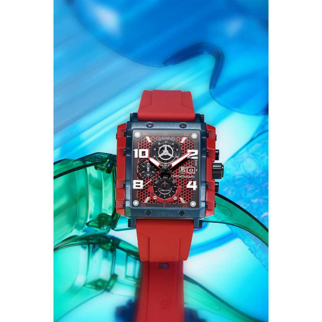 Jam Tangan Original T5 H 3886G Crono StopWatch Free Box Manual Book Terlaris Sale