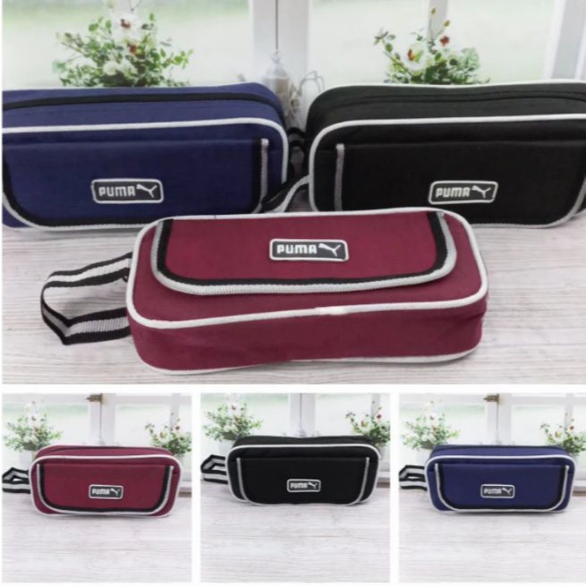 

Kotak Pensil Kain Murah / Kotak Pensil Puma / Kotak Pensil Bilabong Besar Kecil / Kotak Pensil Kain Souvenir Murah