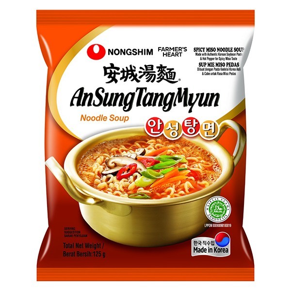 

Nongshim Farmer's Heart Ansungtangmyun Noodle Soup 125 g