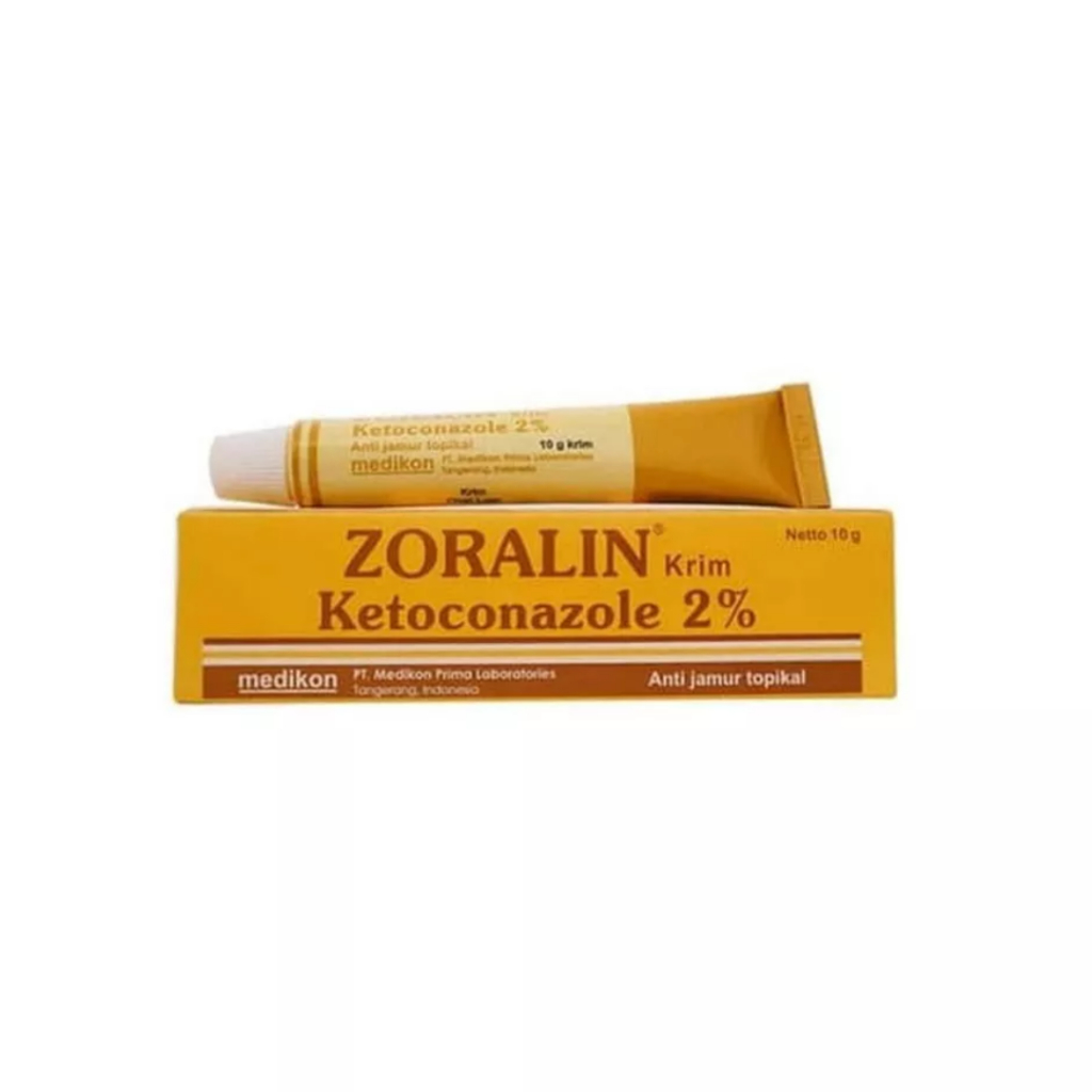 ZORALIN CREAM - Cream Ketoconazole - Obat Gatal Karena Jamur - Kutu Air