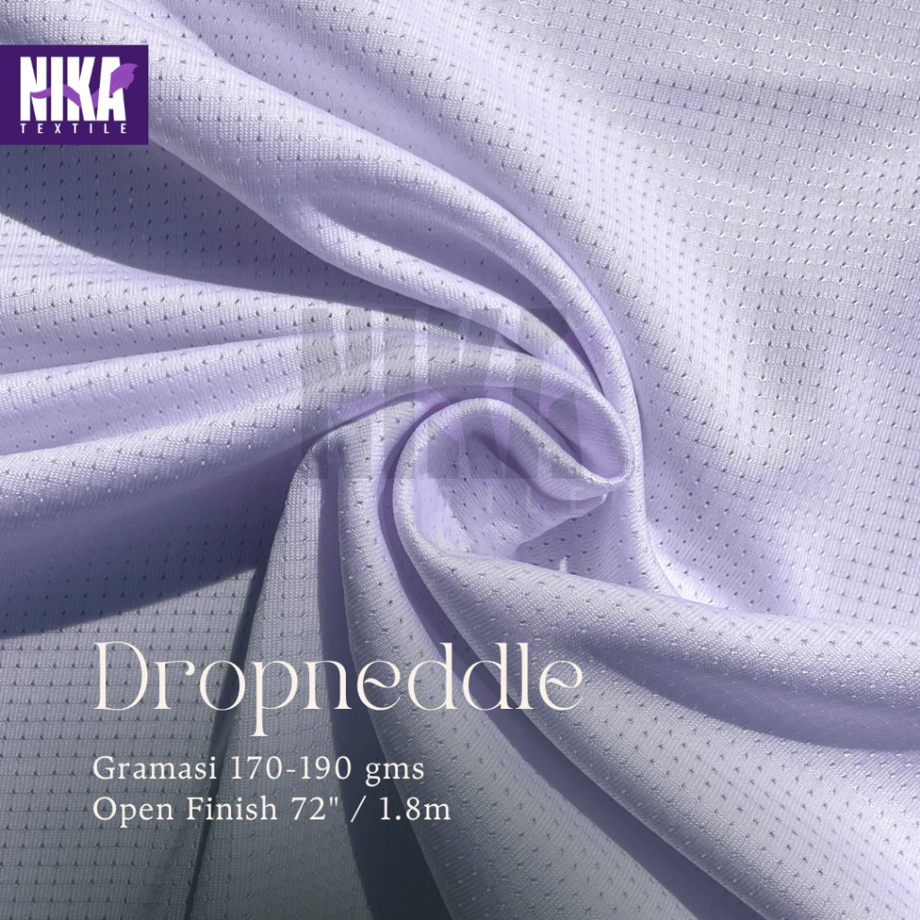 Kain Bahan Jersey Polos Dropneddle Ntech Premium Tebal Kiloan Meteran