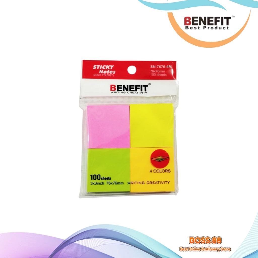 

STICK NOTE / NOTES TEMPEL BENEFIT SN-7676 4M CUT (1 PCS)