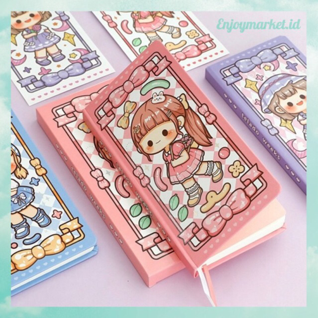 

Notebook Hardcase Journaling Lucu Aesthetic Buku Jurnal Cantik Edisi Dodou Girl Sauce TLD107