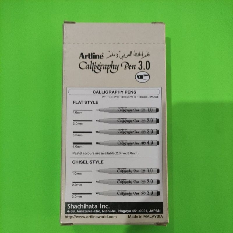 

Artline calligraphy Pen 3.0 per pcs