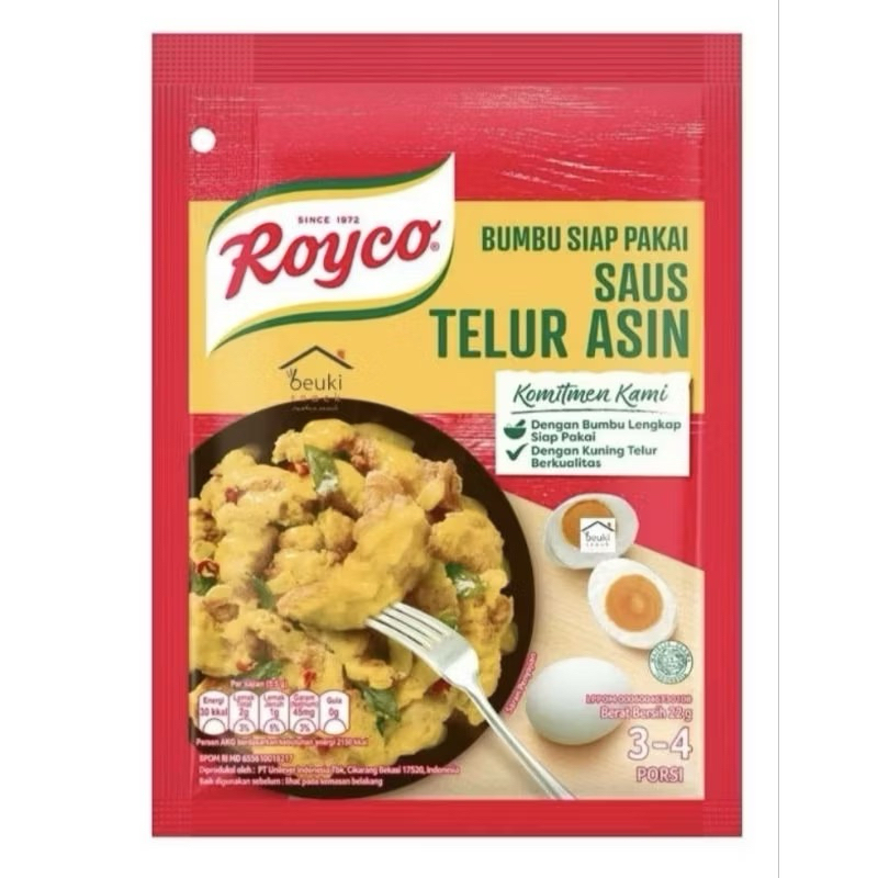 

Royco Telur Asin / Bumbu Salt Egg / Pocuh