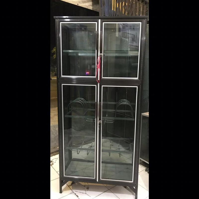 Rak Pring 2 Pintu Coklat Riben Dino