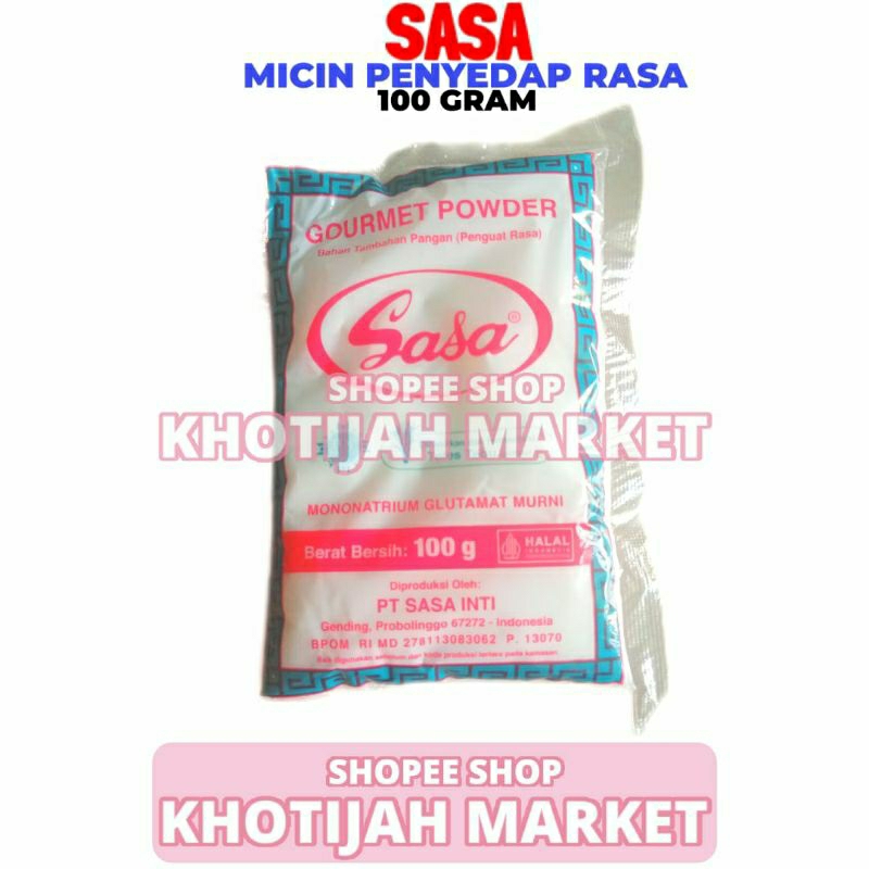 

Sasa Micin Penyedap Rasa 100 Gram