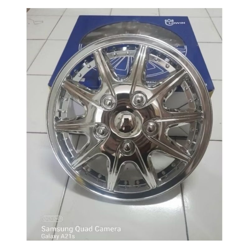 Wheel Dop Cover Velg Dop Roda Tutup Velg Standar Mobil Universal Ring 15 Ring 16 Warna Chrome
