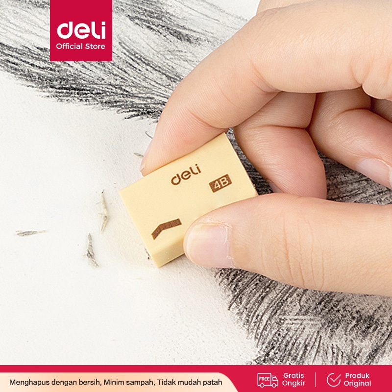 

Deli Eraser / Penghapus Hapusan Penghapus 4B Tidak Mudah Patah 7544