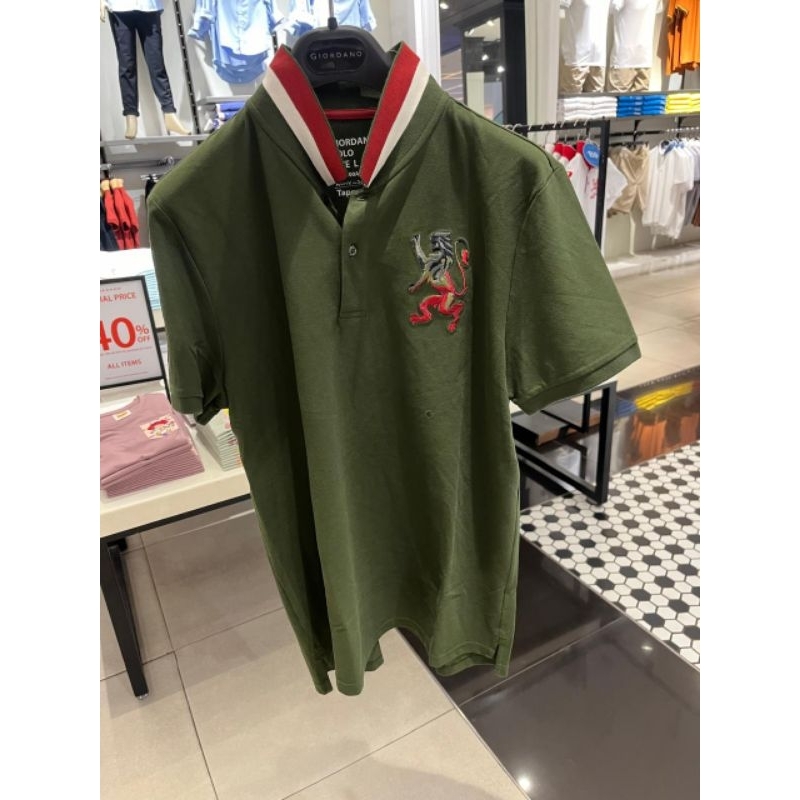 DIJAMIN ORIGINAL GIORDANO POLO LION 3D MEN'S NEW ORIGINAL LION  | JATIP | GIORDANO POLO LION 3D PRIA