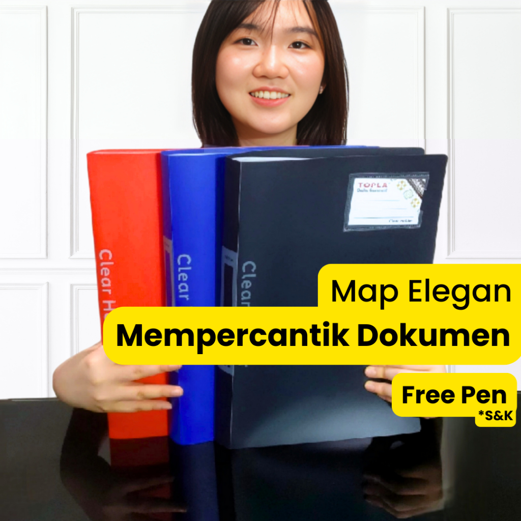 

Dokumen Keeper Map BESAR ANTI AIR F4 Clear Holder Document Business File Ijazah Berkas Display Book