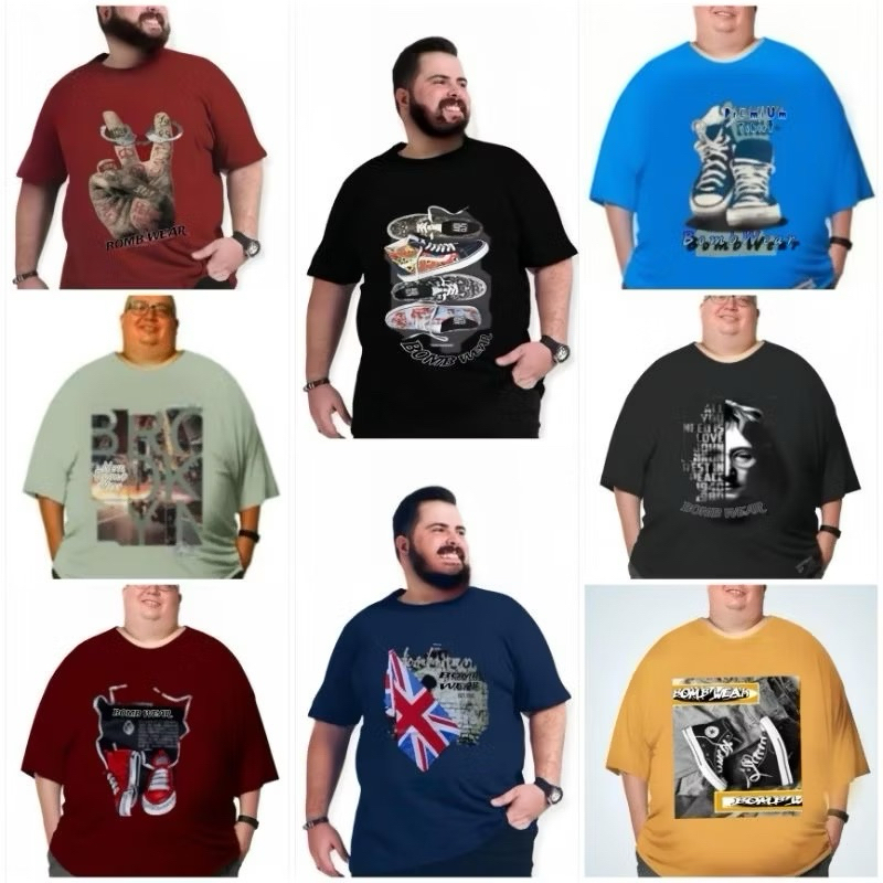 KAOS JUMBO/JUMBO DISTRO BRAND PUFFIN PREMIUM SIZE 3XL 4 XL 5 XL