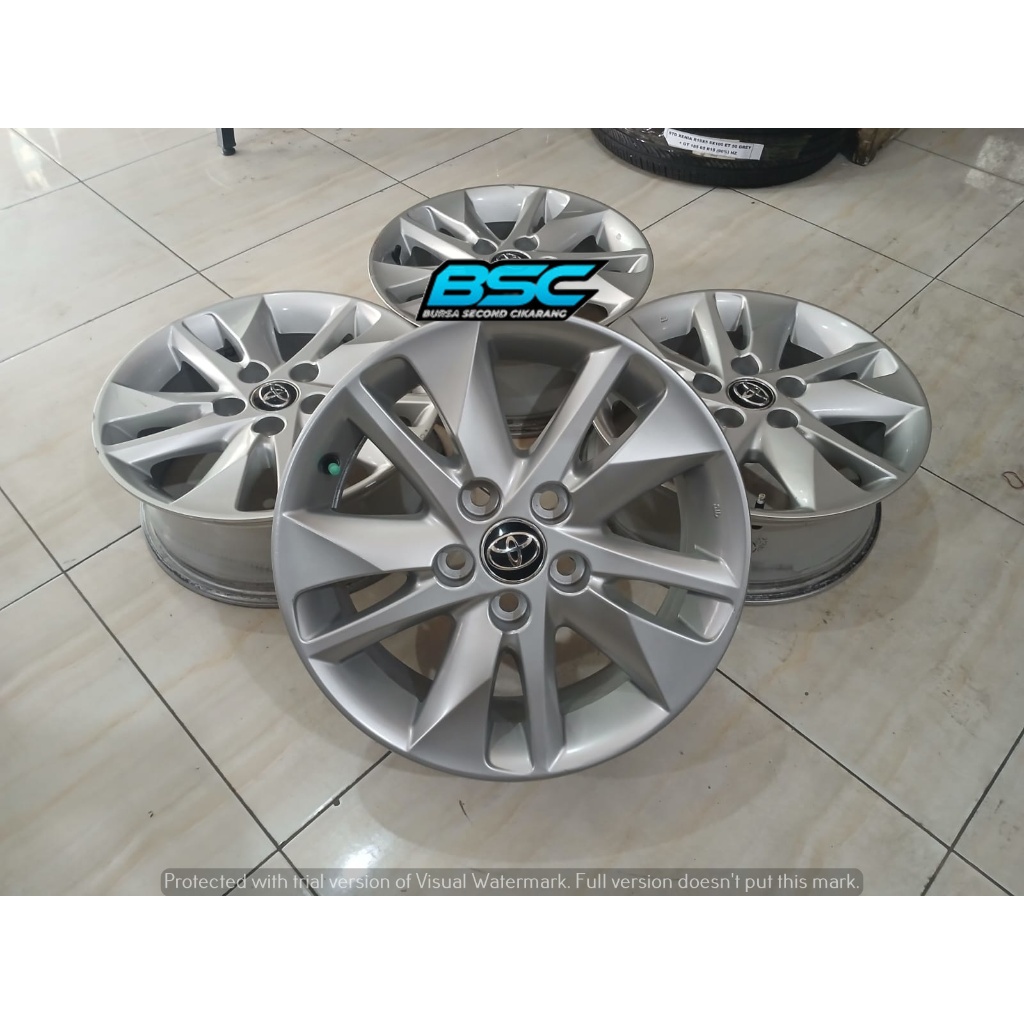 Velg Mobil Bekas Copotan R16 Ori Innova Reborn Pcd 5x114 Ring 16 Buat Camry APV Granmax Luxio Pelek 