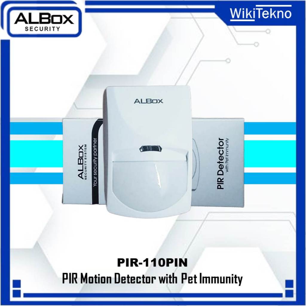 PIR Motion Detector Pet Immunity Albox PIR-110-PIN + bracket