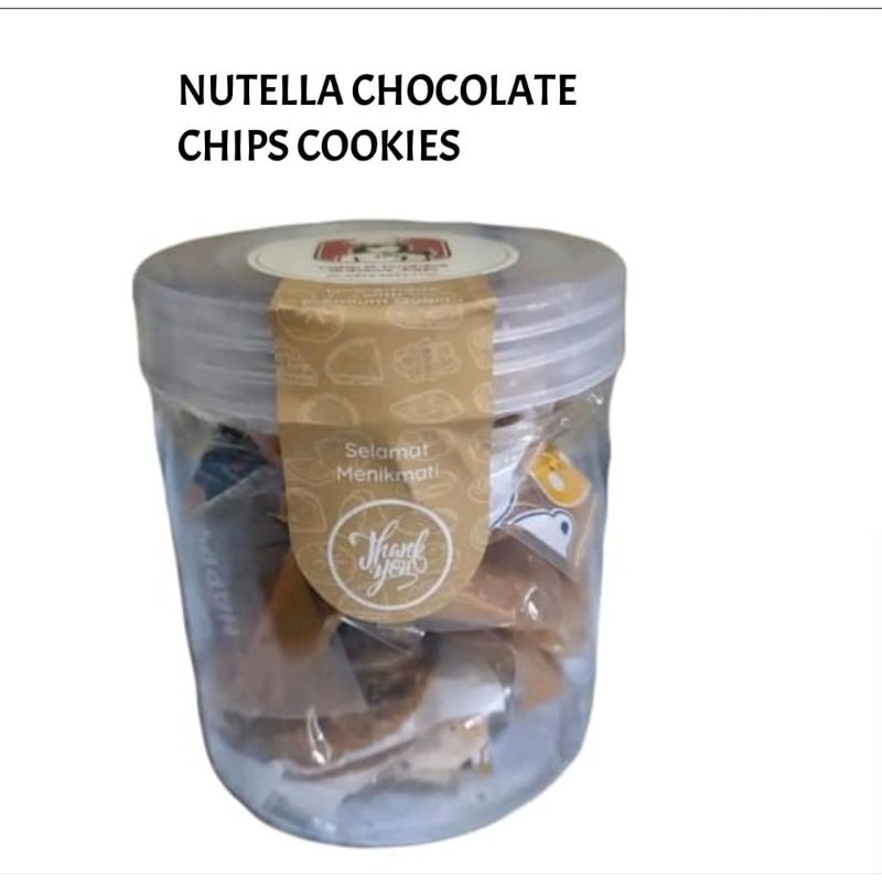 

NUTELLA CHOCOLATE CHIPS COOKIES RENYAH PREMIUM