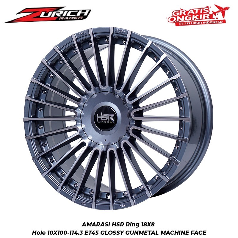 Velg Mobil Ring 18 Hsr Amarasi Pelek R18 Wrv Hrv Innova Juke Brv Sportage Harier