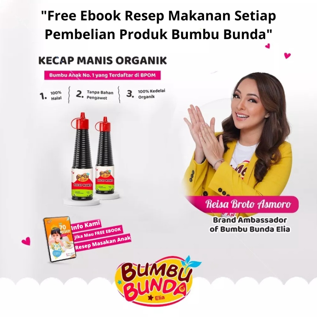 

Promo Belanja Akhir Pekan Bumbu Bunda Kecap Manis Organik 14ml A115