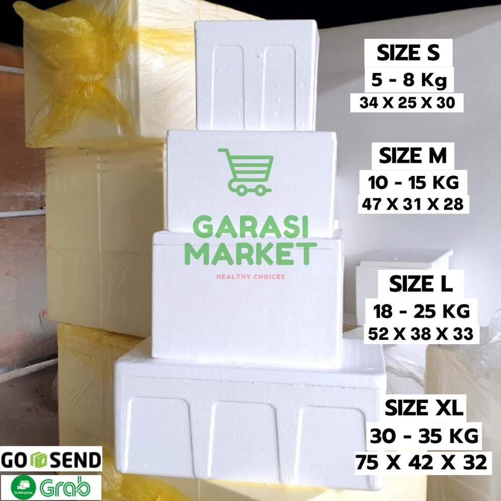 Menarik Box Stereofoam Gabus Styrofoam Busa Sterofoam Kotak Es Besar Tebal