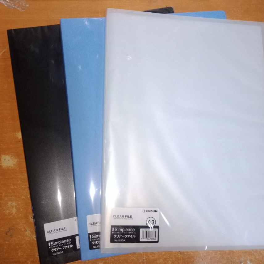 

KODE D79Z Clear File King Jim A3 152GA Portrait Clear Holder A3 berdiri
