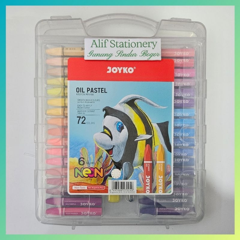 

Crayon Oil Pastel Joyko 72 Warna