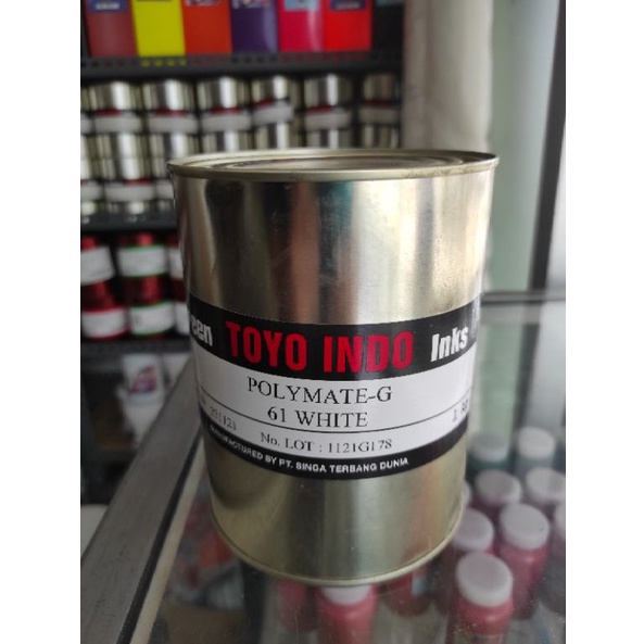 

KODE N96X Tinta Toyo Polymate G tinta sablon plastik 1kg