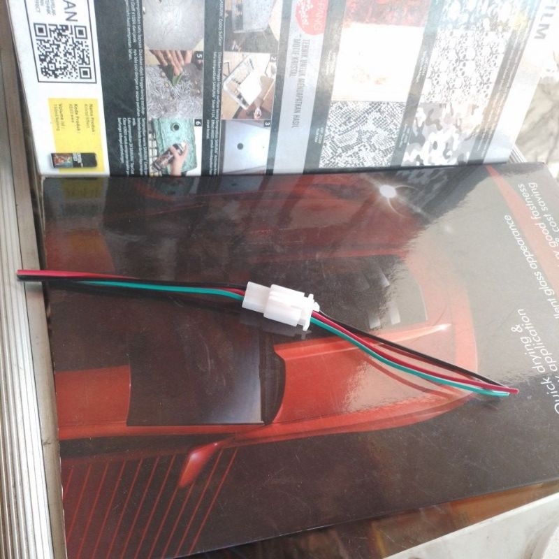 soket socket terminal kabel pin 3 cdi spull lampu depan sein kontak motor