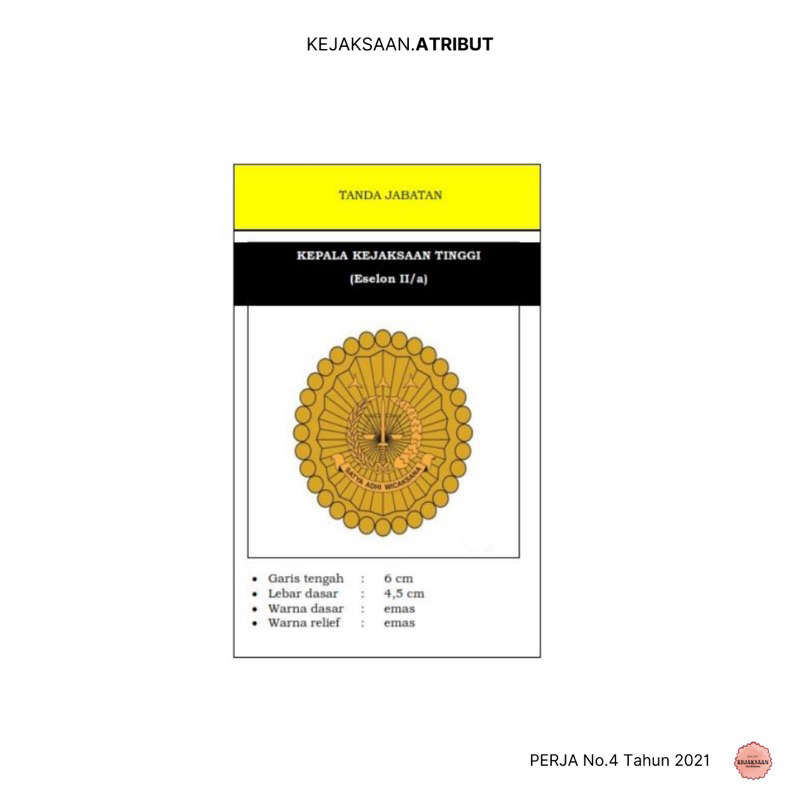 Tanda Jabatan - Jengkol KAJARI