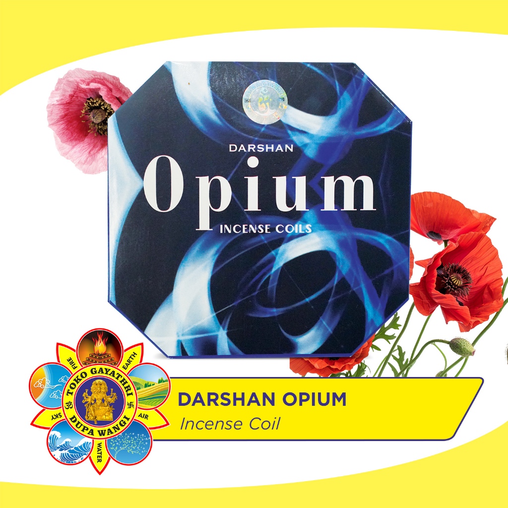 Dupa India Aromaterapi Coil - Darshan Opium
