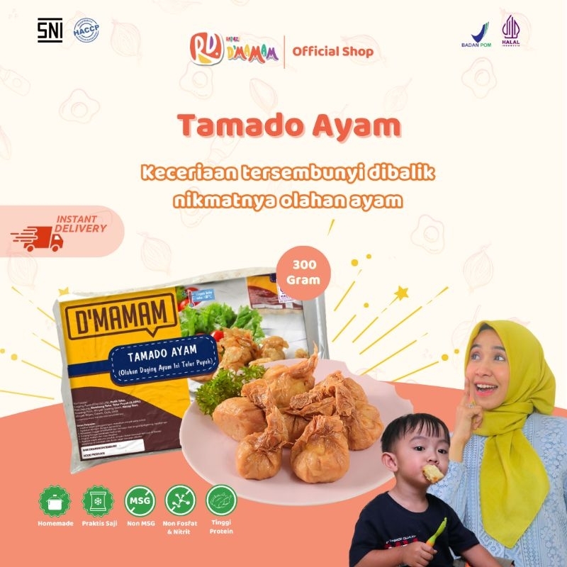 

Tamado / Ekado Ayam Telur Puyuh D'Mamam